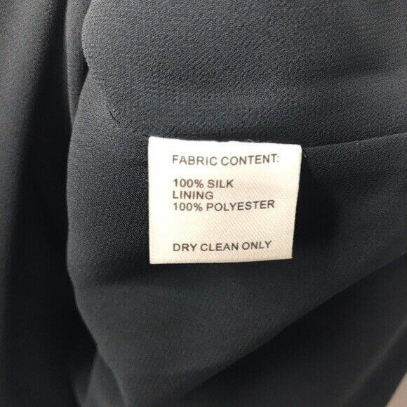 Signette Womens Size 6 Black and Yellow Tank 100% Silk Embellished - Picture 6 of 7